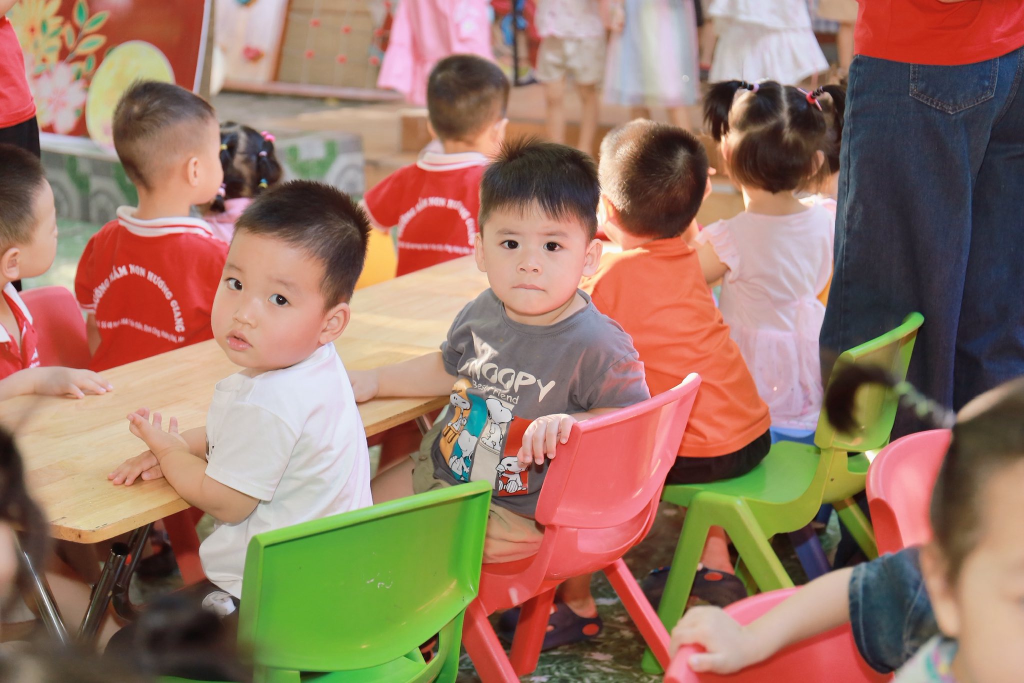 Không gian lớp học sắc màu