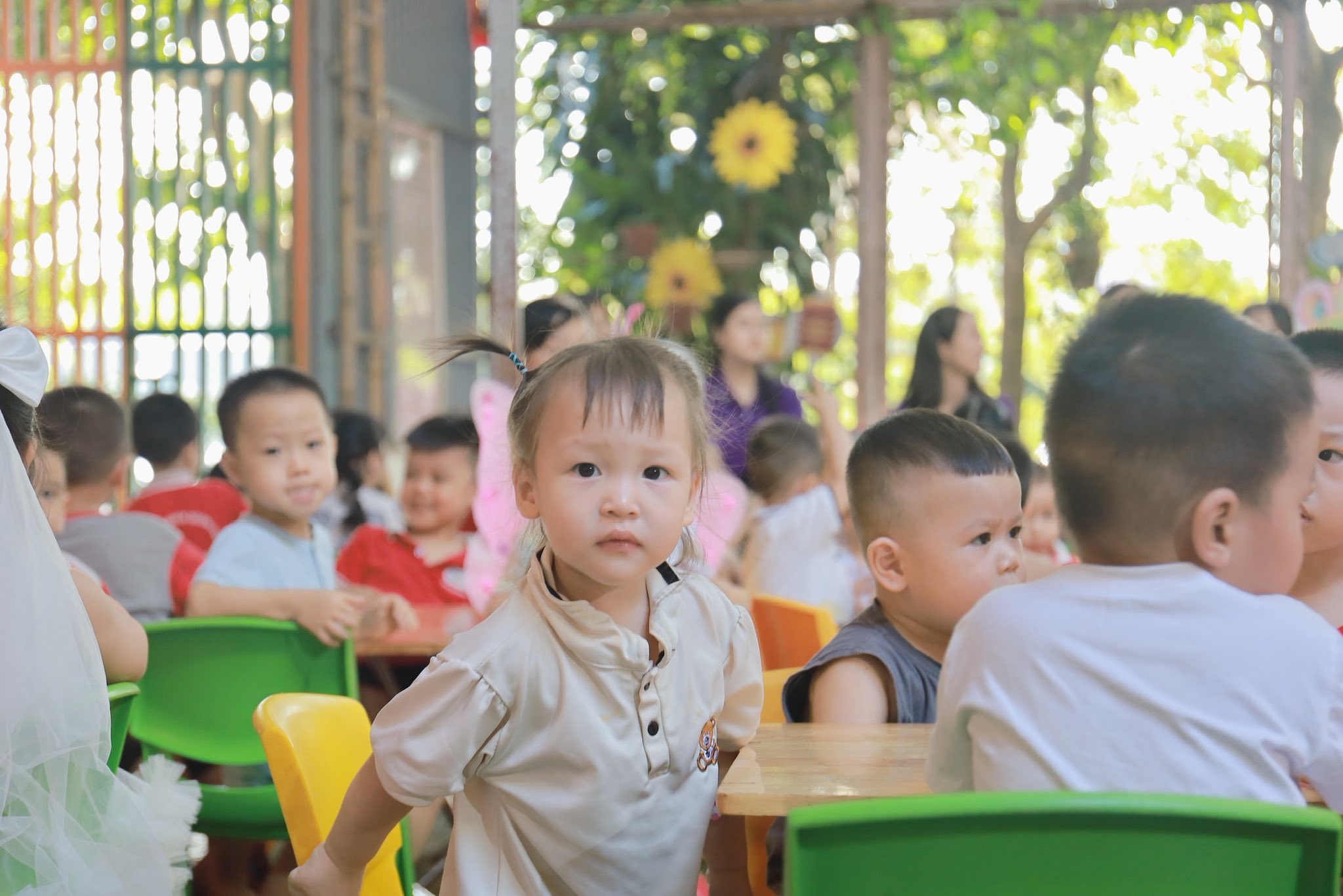Không gian lớp học sắc màu